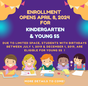Get Ready - Get Set!!! Kindergarten & Y5s Enrollment Opens April 8th (Informacion En Ingles y Español)